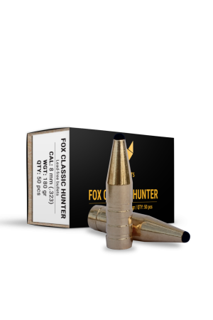 Fox Bullets Classic Hunter .323 11,7 g / 180 gr bleifreie Geschosse – 50 Stück