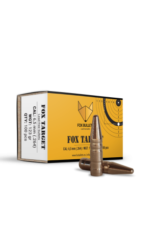 Fox Bullets Target .264 8,0 g / 123 gr bleifreie Geschosse – 100 Stück