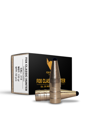 Fox Bullets Classic Hunter .318 9,7 g / 150 gr bleifreie Geschosse – 50 Stück