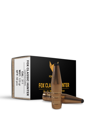 Fox Bullets Classic Hunter .311 8,0 g / 123 gr bleifreie Geschosse – 50 Stück