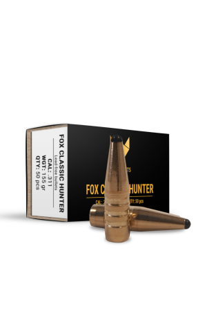 Fox Bullets Classic Hunter .311 10,0 g / 155 gr bleifreie Geschosse – 50 Stück