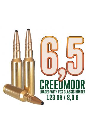Fox Bullets Classic Hunter 6,5mm Creedmoor 123GR / 8,0g bleifrei 20 Patronen