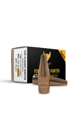 Fox Bullets Classic Hunter Tipless .366 13,0 g / 200 gr bleifreie Geschosse – 50 Stück