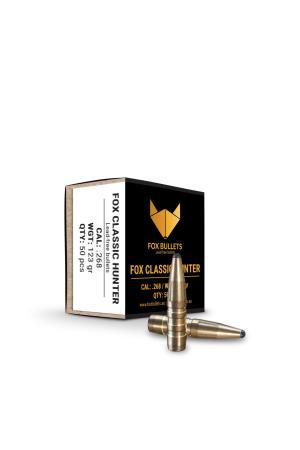 Fox Bullets Classic Hunter .268 8,0 g / 123 gr bleifreie Geschosse – 50 Stück