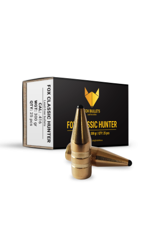Fox Bullets Classic Hunter .416 19,4 g / 300 gr bleifreie Geschosse – 25 Stück