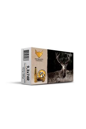 Fox Bullets Classic Hunter 9,3x74 R 14,2 g / 220 gr bleifreie Munition – 20 Patronen