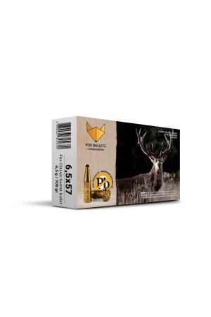 Fox Bullets Classic Hunter 6,5x57 6,5 g / 100 gr bleifreie Munition – 20 Patronen