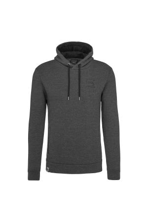 GLOCK Sweat Hoodie „Perfection“ – Grau Melange – hoher Kragen, Kapuze, Fleece innen, Größe L
