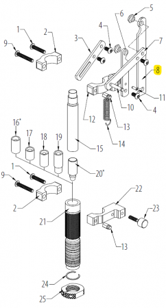 Hornady Measure Link für Pulverfüller Autopresse 1 Stück (398736)