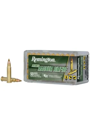 Remington Premier Magnum Rimfire .17 HMR 17GR Accutip-V 50 Patronen
