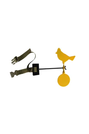 Zielsilhouette Vogel mit Spannband Zielsilhouette Vogel mit Spannband