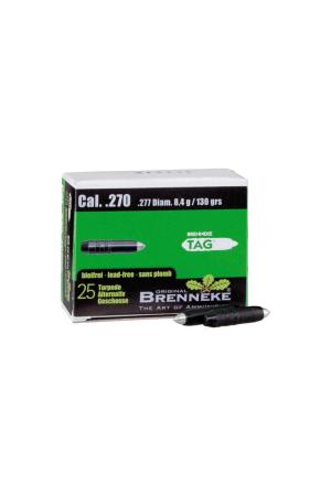 Brenneke Geschoss .270 Win. (.277) TAG 8,4g / 130grs 25 Stück