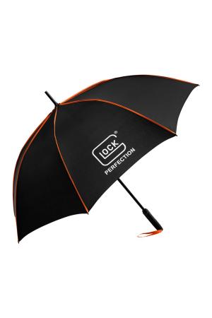 GLOCK Automatik-Stockschirm Schwarz/Orange Ø 115 cm #51232