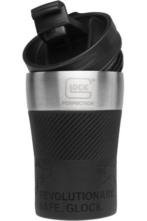 Glock Thermobecher „Coffee To Go“ – 210 ml – Schwarz/Edelstahl