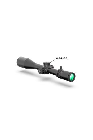 Swampfox Kentucky Long 4-24x50 FFP Präzisionszielfernrohr - Sharpshooter MIL-Leuchtabsehen