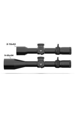 Swampfox Warhawk 5-25x56 FFP Präzisionszielfernrohr - Sharpshooter MIL-Absehen, 34 mm