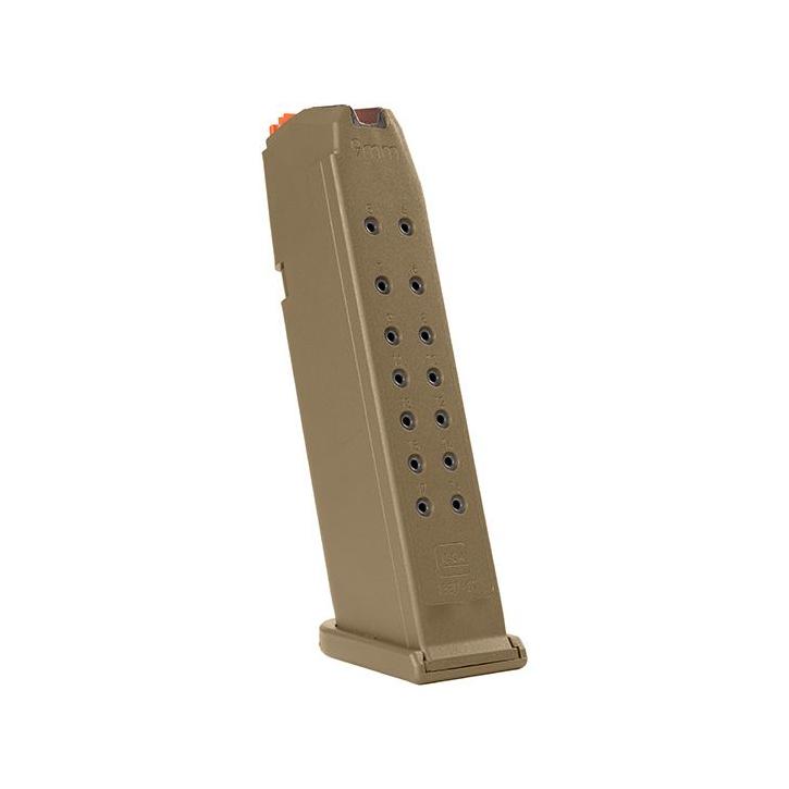 Glock Magazin G17 – 9mm Luger – 17 Schuss – Coyote/Orange