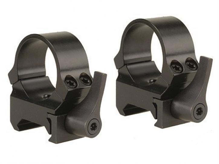 Leupold QRW Ringe 25,4mm medium glänzend schwarz