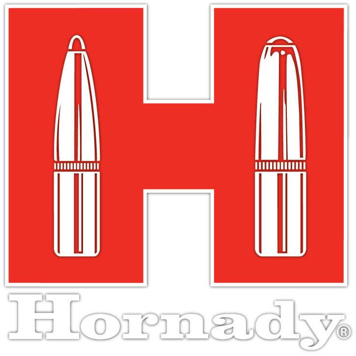 Hornady "Red H" Aufkleber – Rot/Weiß – ca. 8,9×8,9 cm