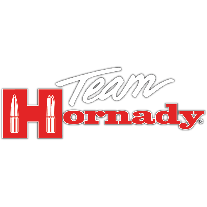 Hornady Team Hornady Transfer-Aufkleber – Rot/Weiß – ca. 6,0×15,2 cm