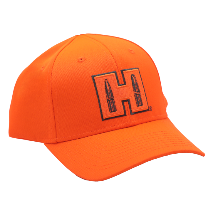 Hornady Schildmütze / Cap Blaze Orange Schwarz "H"