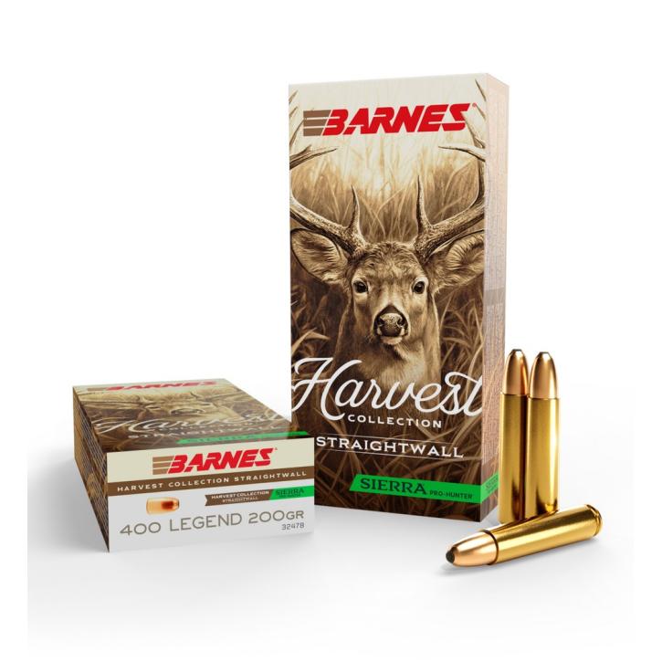 Barnes Harvest Collection .400 Legend 13,0 g / 200 gr Sierra Pro-Hunter JHP Jagdmunition – 20 Stück #32478