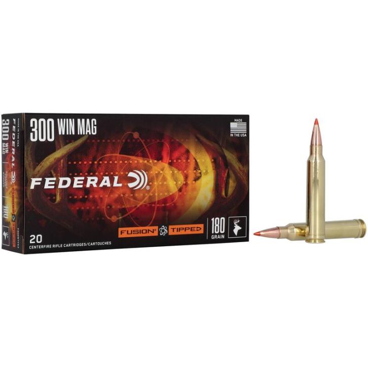Federal Fusion Tipped .300 Win. Mag. 11,7 g / 180GR Jagdmunition – 20 Stück #F300WTFS3