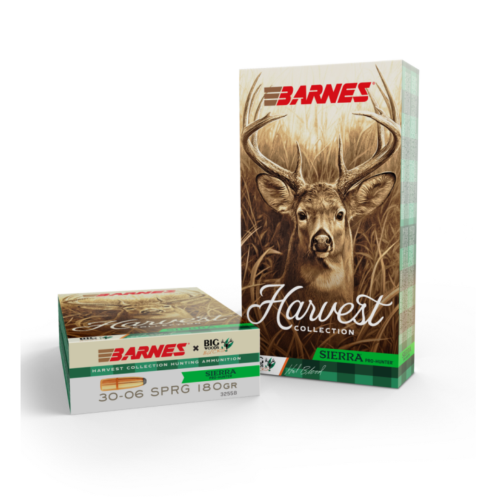 Barnes Harvest Collection BWB .30-06 Sprg. 11,7 g / 180 gr Sierra Pro-Hunter RN – 20 Stück #32558
