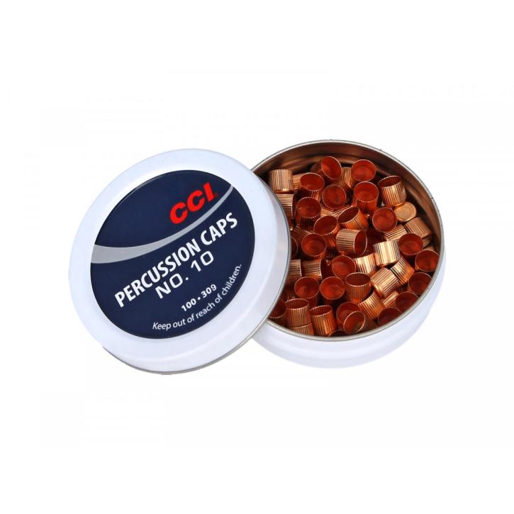 CCI Vorderladerzündhütchen Perkussionsrevolver No. 10 100 Stück