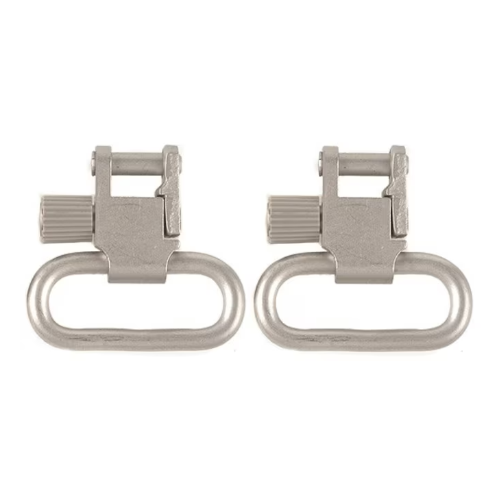 Uncle Mike's QD Super Sling Swivel / Riemenbügel Set Silber 2 Stück Uncle Mike's QD Super Sling Swivel / Riemenbügel Set Silber 2 Stück