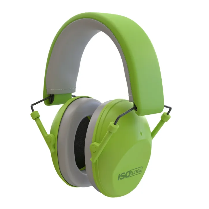 ISOtunes Junior Defender EN 352 Kinder-Kapselgehörschutz Grün SNR 27 dB IT-96-KB