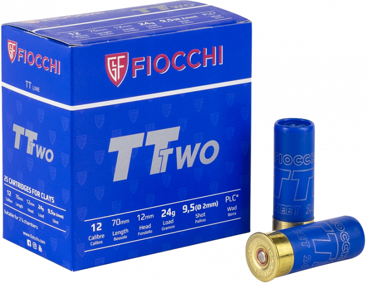 Fiocchi TT TWO Skeet Sportschrot .12/70 24G #9,5 25 Patronen