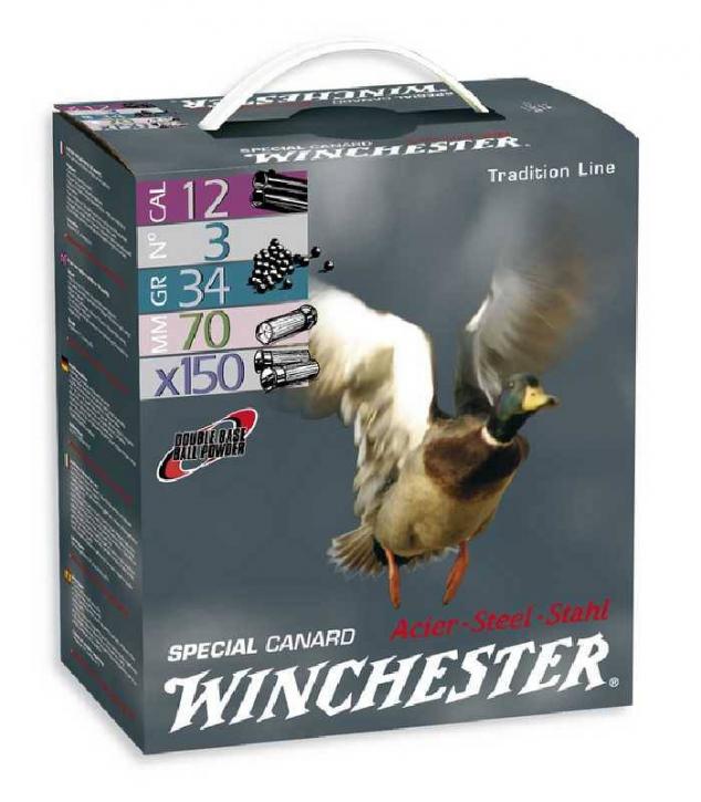 Winchester Special Canard Steel .12/70 34g #4 (3,2mm) 150 Patronen