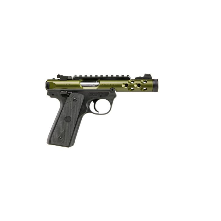 Ruger Mark IV 22/45 Lite .22 LR, 4,40" 1/2"x28, Picatinny, verstellbare Kimme, OD Green