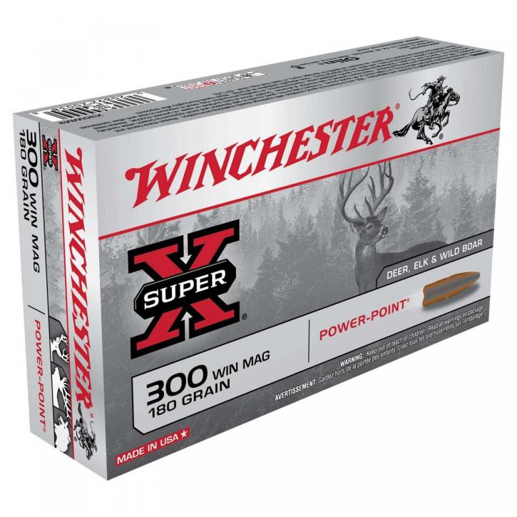 Winchester Super-X .300 Win. Mag. 180GR Power Point 20 Patronen