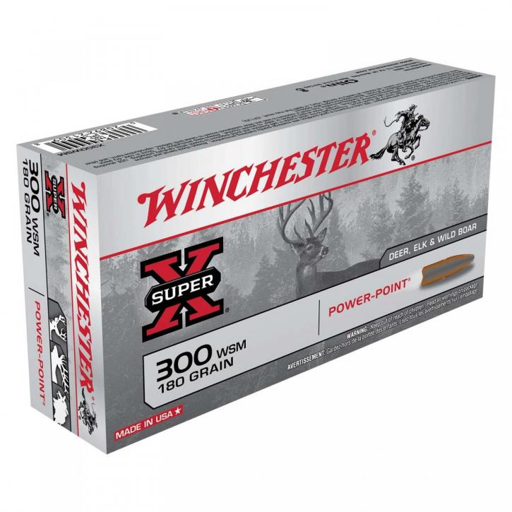 Winchester Super-X .300 WSM 180GR Power Point 20 Patronen