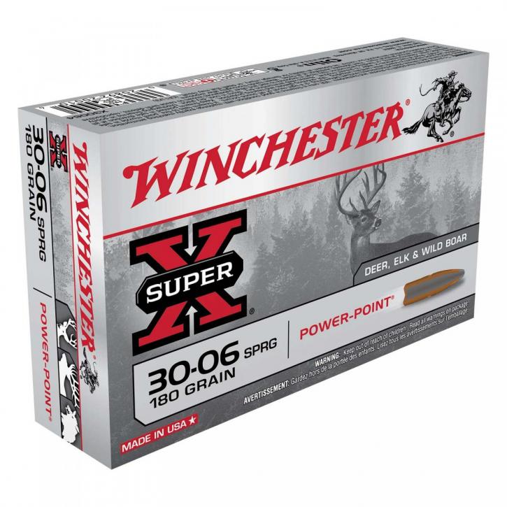 Winchester Super-X .30-06 Sprg. 180GR Power Point 20 Patronen