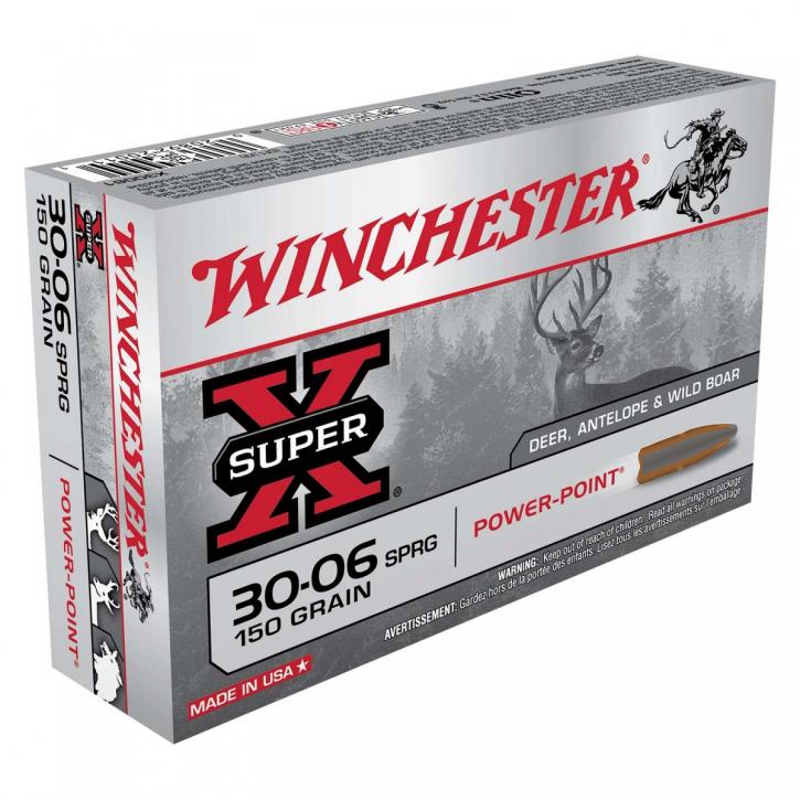 Winchester Super-X .30-06 Sprg. 150GR Power Point 20 Patronen