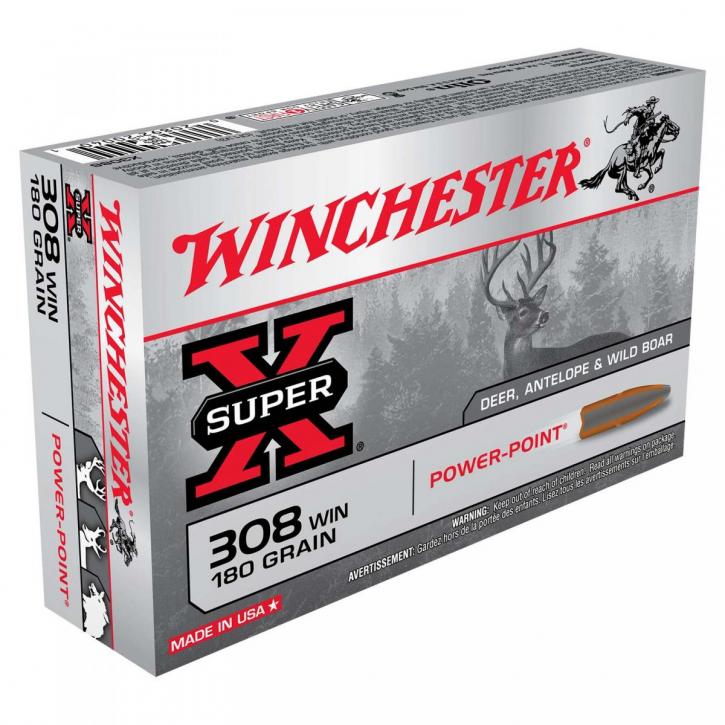 Winchester Super-X .308 Win. 180GR Power Point 20 Patronen