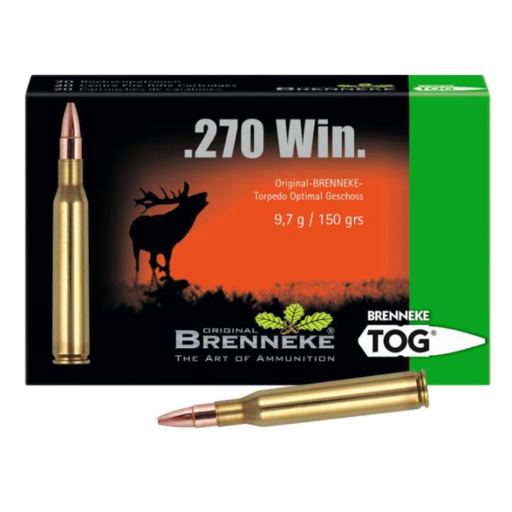 Brenneke .270 Win. 150GR TOG 20 Patronen