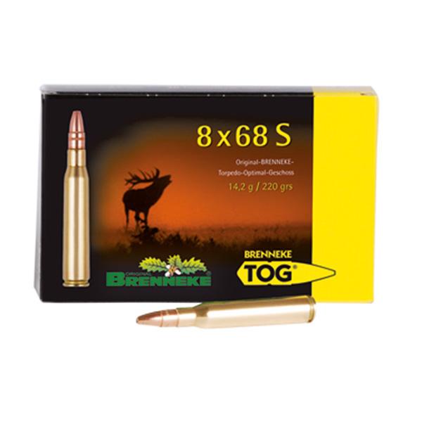 Brenneke 8x68 S 220GR TOG 20 Patronen