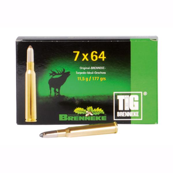 Brenneke 7x64 177GR TIG 20 Patronen