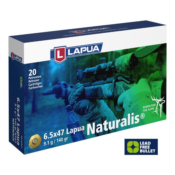 Lapua 6,5x47 Lapua 140GR Naturalis 20 Patronen