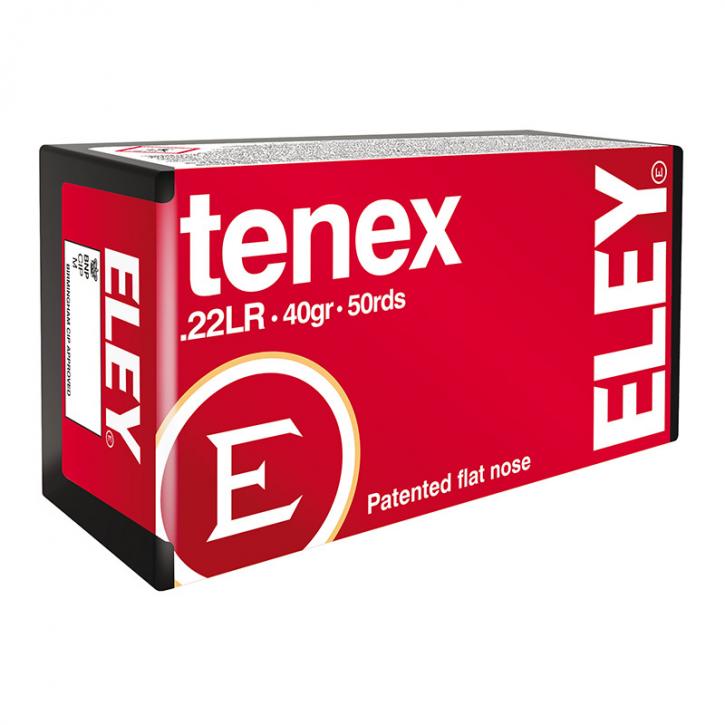 Eley Tenex .22 LR 40GR LFN 50 Patronen