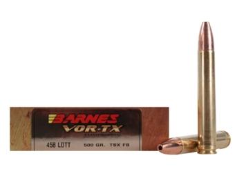 Barnes VOR-TX Safari .458 Lott 500GR TSX Flat Base 20 Patronen