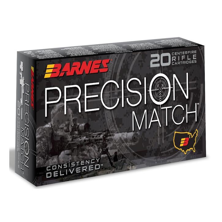 Barnes PRECISION MATCH 6,5mm Creedmoor 140GR OTM Boat Tail 20 Patronen