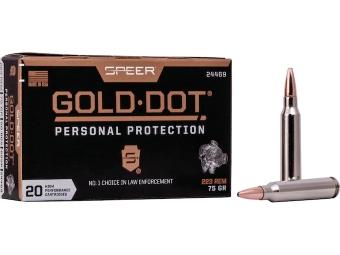 Speer Gold Dot Personal Protection .223 Rem. 75GR GDSP 20 Patronen