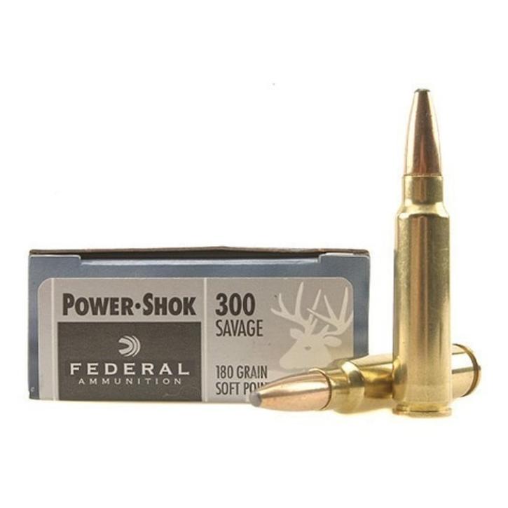 Federal Power-Shok .300 Savage 180GR JSP 20 Patronen
