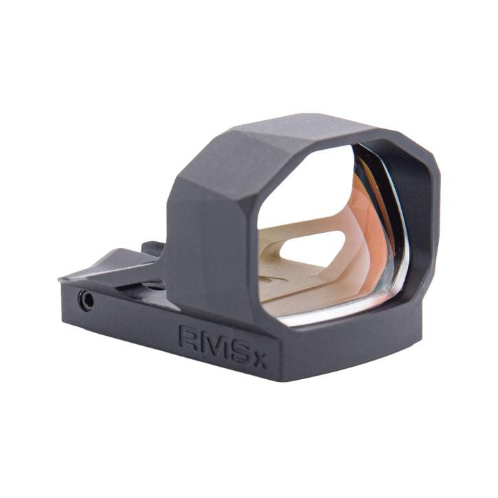 SHIELD Reflex Mini Sight XL Lens (RMSx) Rotpunktvisier – 65-MOA-Kreis / 2-MOA-Punkt – Mattschwarz