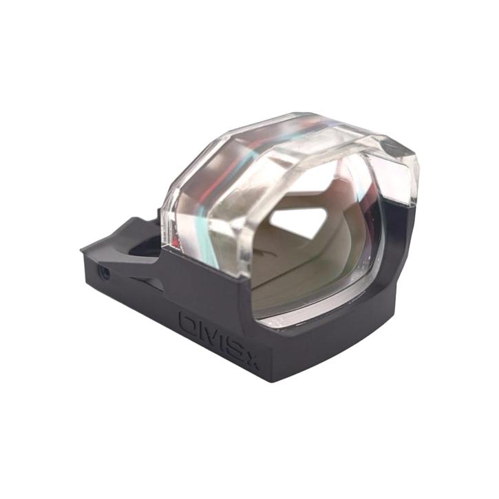 SHIELD Open Mini Sight XL Lens (OMSx) Rotpunktvisier – 8 MOA – Mattschwarz